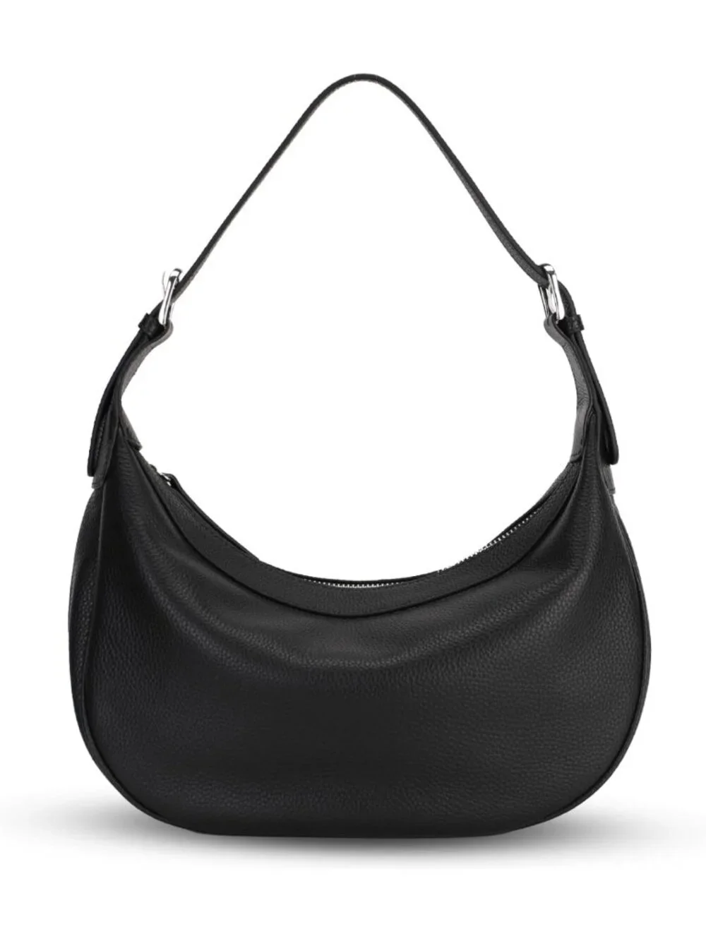 Stylish Genuine Leather Hobo Crossbody Bag for Women, Adjustable Straps